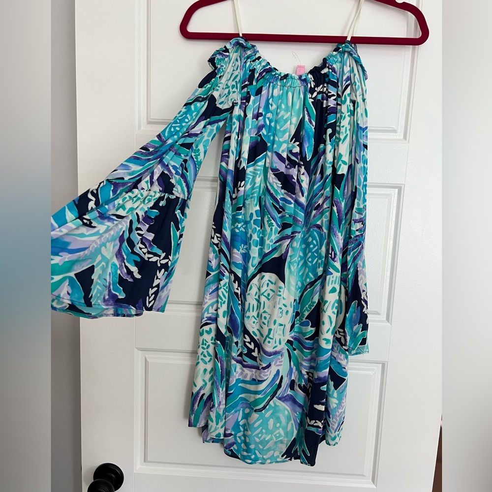 Lilly Pulitzer off the shoulder dress